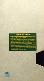 Coverscan of Ben Sidran